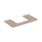 Geberit One blat 89,4x47,3 cm do prostokątnej umywalki nablatowej dąb 505.283.00.5