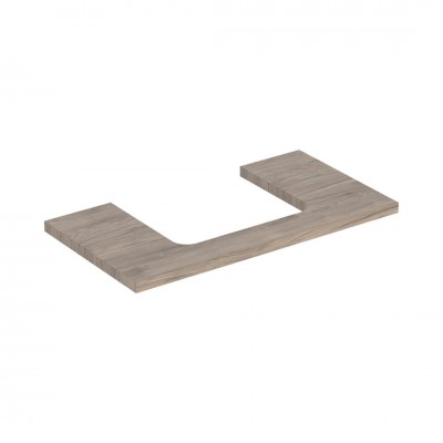 Geberit One blat 89,4x47,3 cm do prostokątnej umywalki nablatowej orzech hickory 505.283.00.6