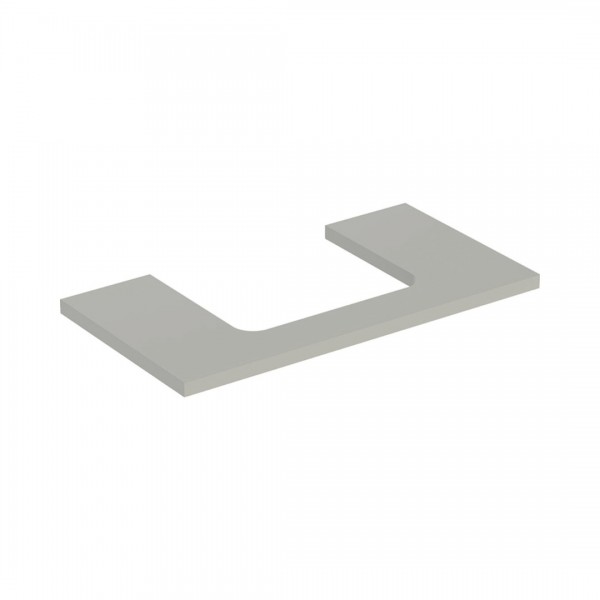 Geberit One blat 89,4x47,3 cm do prostokątnej umywalki nablatowej szary beżowy mat 505.283.00.7
