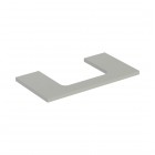Geberit One blat 89,4x47,3 cm do prostokątnej umywalki nablatowej szary beżowy mat 505.283.00.7