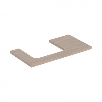 Geberit One blat 89,4x47,3 cm do prostokątnej umywalki nablatowej lewy dąb 505.303.00.5