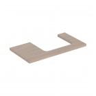 Geberit One blat 89,4x47,3 cm do prostokątnej umywalki nablatowej prawy dąb 505.323.00.5