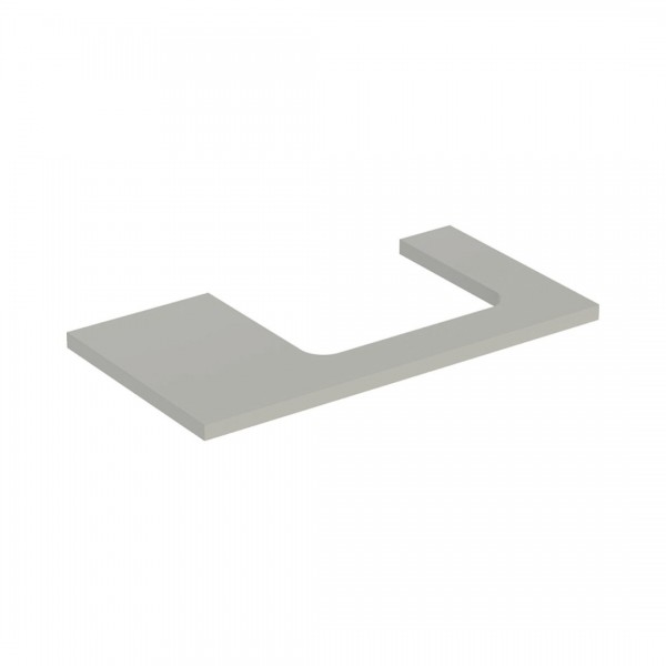 Geberit One blat 89,4x47,3 cm do prostokątnej umywalki nablatowej prawy szary beżowy mat 505.323.00.7
