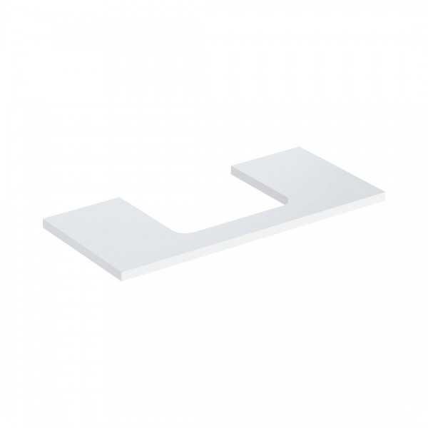Geberit One blat 104,2x47,3 cm do prostokątnej umywalki nablatowej biały połysk 505.284.00.1