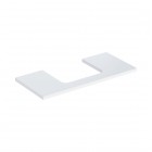 Geberit One blat 104,2x47,3 cm do prostokątnej umywalki nablatowej biały połysk 505.284.00.1