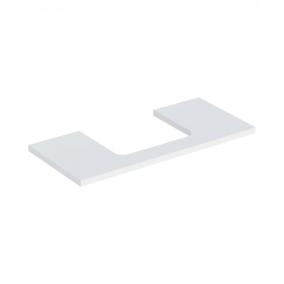 Geberit One blat 104,2x47,3 cm do prostokątnej umywalki nablatowej biały mat 505.284.00.2