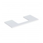 Geberit One blat 104,2x47,3 cm do prostokątnej umywalki nablatowej biały mat 505.284.00.2