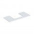 Geberit One blat 104,2x47,3 cm do prostokątnej umywalki nablatowej biały mat 505.284.00.2