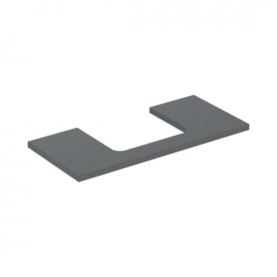 Geberit One blat 104,2x47,3 cm do prostokątnej umywalki nablatowej lava mat 505.284.00.3