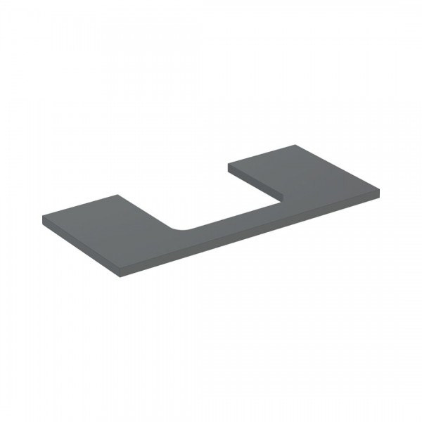 Geberit One blat 104,2x47,3 cm do prostokątnej umywalki nablatowej lava mat 505.284.00.3