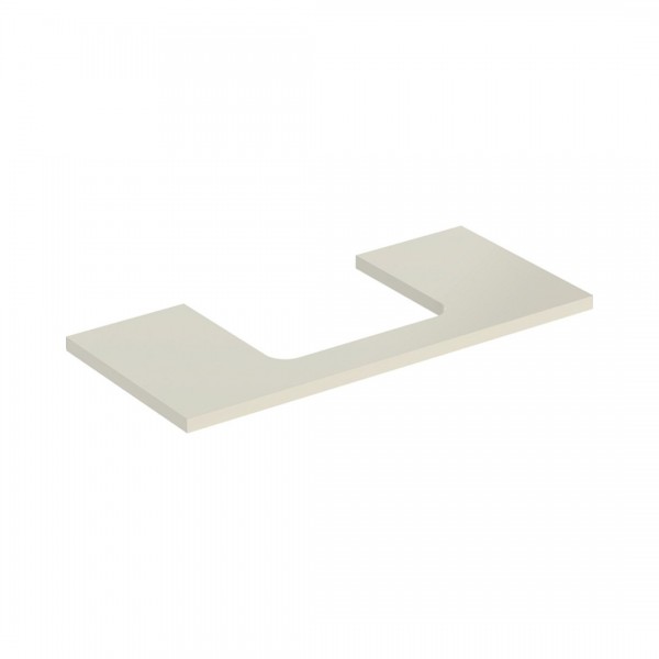 Geberit One blat 104,2x47,3 cm do prostokątnej umywalki nablatowej szary piaskowy mat 505.284.00.4