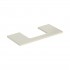 Geberit One blat 104,2x47,3 cm do prostokątnej umywalki nablatowej szary piaskowy mat 505.284.00.4