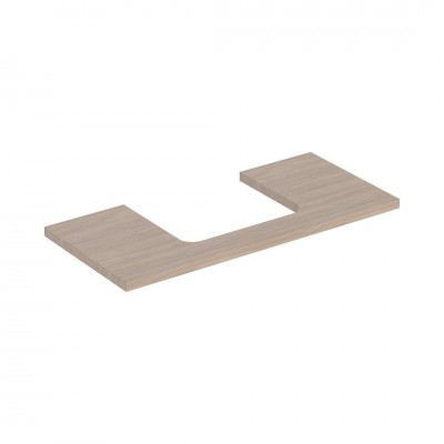 Geberit One blat 104,2x47,3 cm do prostokątnej umywalki nablatowej dąb 505.284.00.5