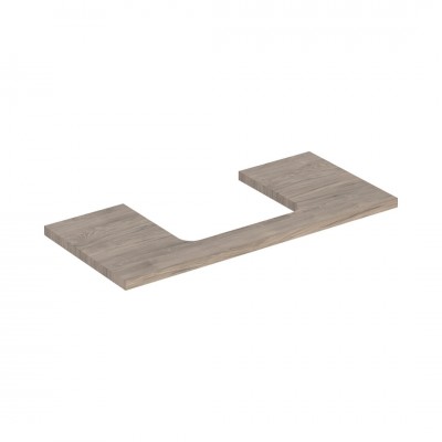 Geberit One blat 104,2x47,3 cm do prostokątnej umywalki nablatowej orzech hickory 505.284.00.6
