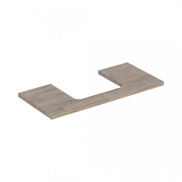 Geberit One blat 104,2x47,3 cm do prostokątnej umywalki nablatowej orzech hickory 505.284.00.6