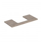 Geberit One blat 104,2x47,3 cm do prostokątnej umywalki nablatowej orzech hickory 505.284.00.6