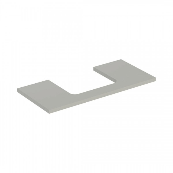 Geberit One blat 104,2x47,3 cm do prostokątnej umywalki nablatowej szary beżowy mat 505.284.00.7