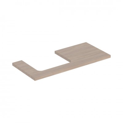 Geberit One blat 104,2x47,3 cm do prostokątnej umywalki nablatowej lewy dąb 505.304.00.5