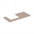 Geberit One blat 104,2x47,3 cm do prostokątnej umywalki nablatowej lewy dąb 505.304.00.5