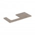 Geberit One blat 104,2x47,3 cm do prostokątnej umywalki nablatowej lewy orzech hickory 505.304.00.6