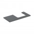Geberit One blat 104,2x47,3 cm do prostokątnej umywalki nablatowej prawy lava mat 505.324.00.3