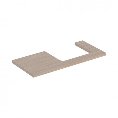 Geberit One blat 104,2x47,3 cm do prostokątnej umywalki nablatowej prawy dąb 505.324.00.5