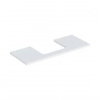 Geberit One blat 119x47,3 cm do prostokątnej umywalki nablatowej biały mat 505.285.00.2