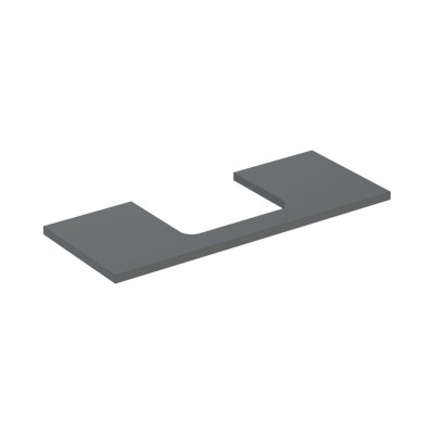 Geberit One blat 119x47,3 cm do prostokątnej umywalki nablatowej lava mat 505.285.00.3