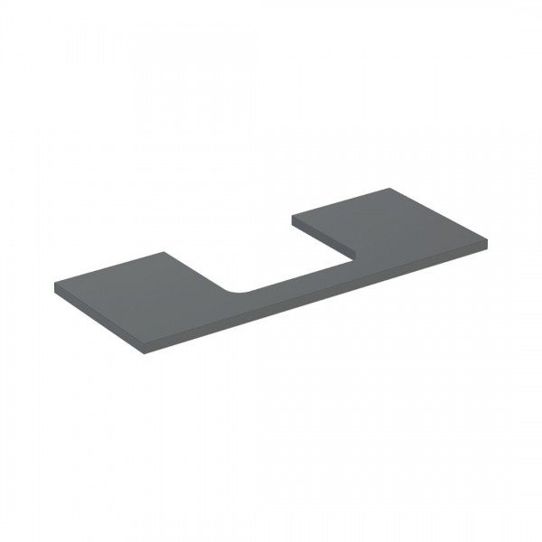 Geberit One blat 119x47,3 cm do prostokątnej umywalki nablatowej lava mat 505.285.00.3