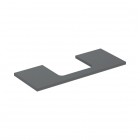 Geberit One blat 119x47,3 cm do prostokątnej umywalki nablatowej lava mat 505.285.00.3
