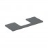 Geberit One blat 119x47,3 cm do prostokątnej umywalki nablatowej lava mat 505.285.00.3