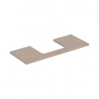 Geberit One blat 119x47,3 cm do prostokątnej umywalki nablatowej dąb 505.285.00.5