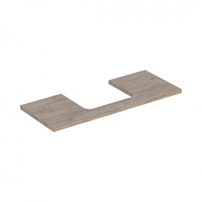 Geberit One blat 119x47,3 cm do prostokątnej umywalki nablatowej orzech hickory 505.285.00.6