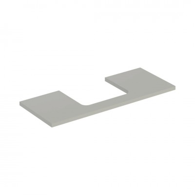 Geberit One blat 119x47,3 cm do prostokątnej umywalki nablatowej szary beżowy mat 505.285.00.7