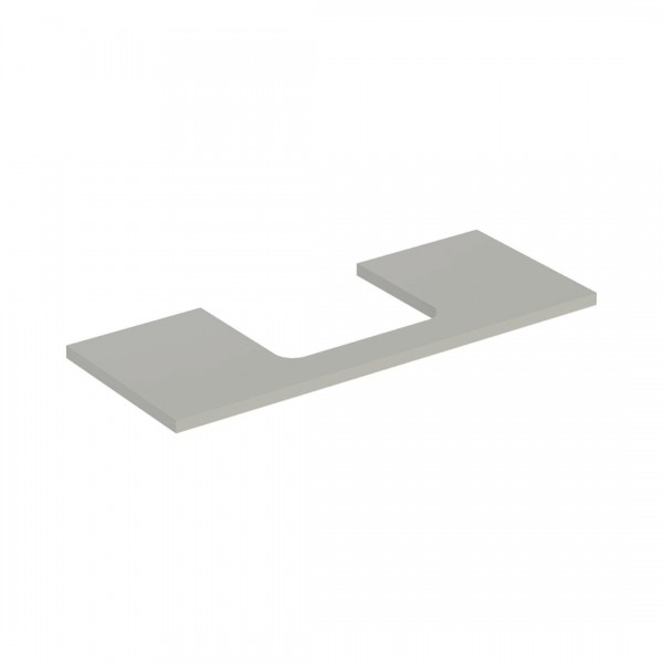 Geberit One blat 119x47,3 cm do prostokątnej umywalki nablatowej szary beżowy mat 505.285.00.7