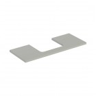 Geberit One blat 119x47,3 cm do prostokątnej umywalki nablatowej szary beżowy mat 505.285.00.7