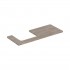 Geberit One blat 119x47,3 cm do prostokątnej umywalki nablatowej lewy orzech hickory 505.305.00.6