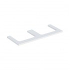 Geberit One blat 119x47,3 cm do prostokątnej umywalki nablatowej biały mat 505.345.00.2