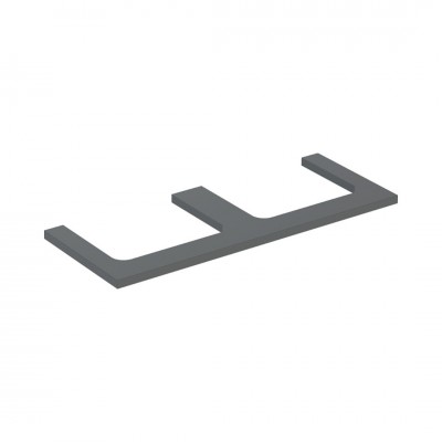 Geberit One blat 119x47,3 cm do prostokątnej umywalki nablatowej lava mat 505.345.00.3
