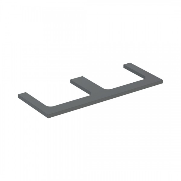 Geberit One blat 119x47,3 cm do prostokątnej umywalki nablatowej lava mat 505.345.00.3