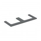 Geberit One blat 119x47,3 cm do prostokątnej umywalki nablatowej lava mat 505.345.00.3