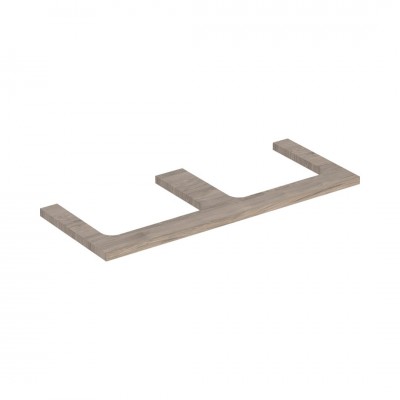 Geberit One blat 119x47,3 cm do prostokątnej umywalki nablatowej orzech hickory 505.345.00.6