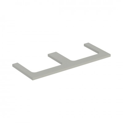 Geberit One blat 119x47,3 cm do prostokątnej umywalki nablatowej szary beżowy mat 505.345.00.7
