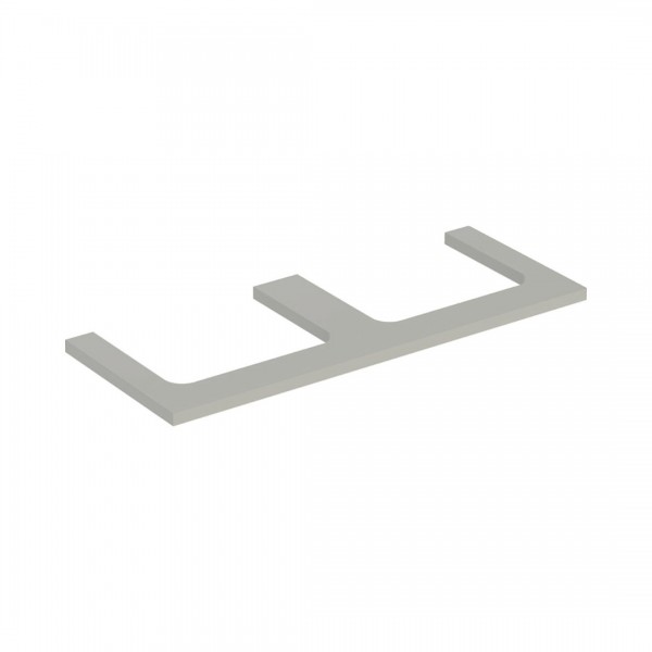 Geberit One blat 119x47,3 cm do prostokątnej umywalki nablatowej szary beżowy mat 505.345.00.7