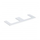 Geberit One blat 133.8x47,3 cm do prostokątnej umywalki nablatowej biały połysk 505.286.00.1