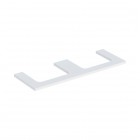 Geberit One blat 133.8x47,3 cm do prostokątnej umywalki nablatowej biały mat 505.286.00.2