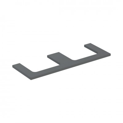 Geberit One blat 133.8x47,3 cm do prostokątnej umywalki nablatowej lava mat 505.286.00.3