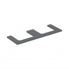 Geberit One blat 133.8x47,3 cm do prostokątnej umywalki nablatowej lava mat 505.286.00.3
