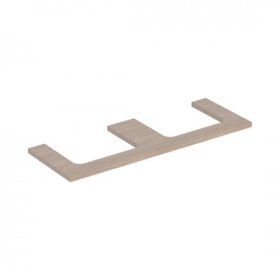 Geberit One blat 133.8x47,3 cm do prostokątnej umywalki nablatowej dąb 505.286.00.5