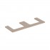Geberit One blat 133.8x47,3 cm do prostokątnej umywalki nablatowej dąb 505.286.00.5